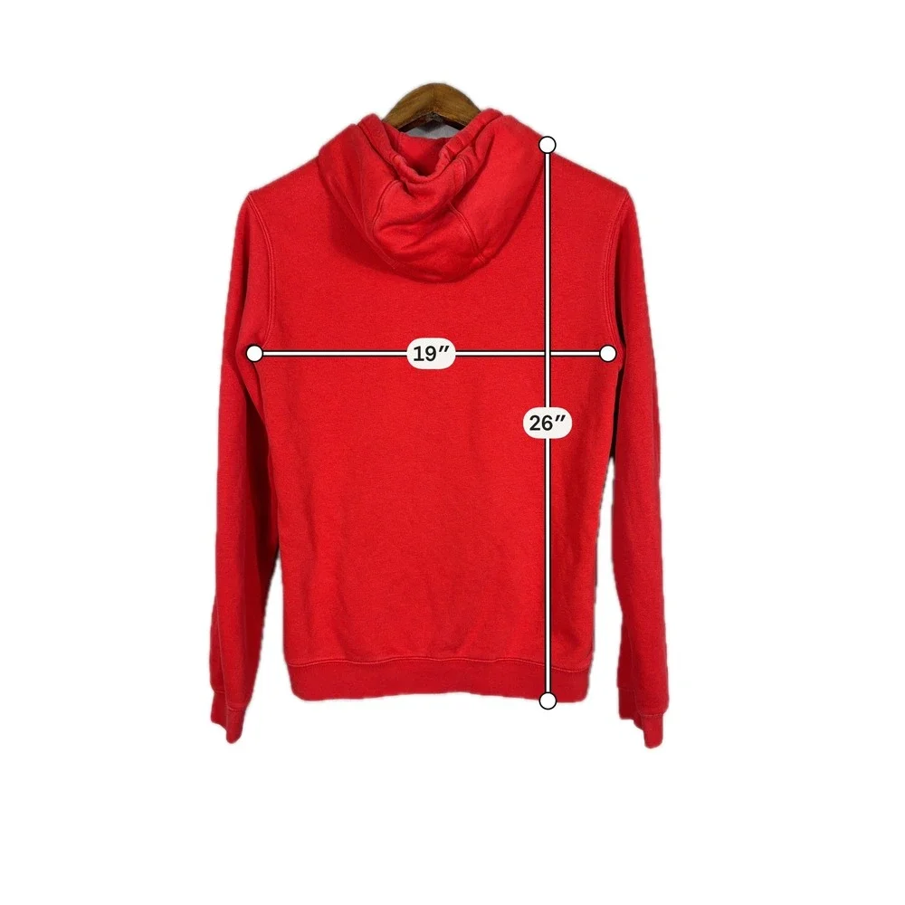 Nike Chicago Bulls NBA Hoodie‎ Fleece Graphic Sweatshirt Small Red Basketball